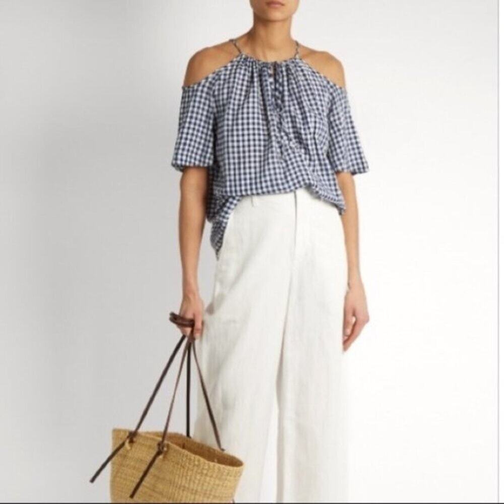 Velvet by Graham & Spencer Gingham Top NWT Size Small